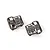 Traxxas Front and Rear Diff Covers 2Pcs - Black Chrome 9738-BLKCR