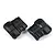 Traxxas Front and Rear Diff Covers 2Pcs - Black 9738