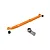 Traxxas Aluminium Steering Link with Servo Horn Set - Orange 9748-ORNG