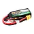 Gens Ace G-Tech 11.1V 2200mAh 35C soft case LiPo battery with XT60 connector and balance lead on a white background.