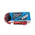 Gens Ace G-Tech 11.1V 1300mAh 45C LiPo battery with a blue soft case, red and black wires, and a Deans-style connector.