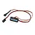 FlySky FS-CPD02 optical speed sensor module with attached wiring and connectors against a white background.