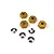 BlackZon Metal 12mm Wheel Hexes 4Pcs 540243
