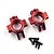 Yeah Racing Aluminium Rear Hubs 2Pcs - Red KYFZ-013RD