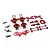 Yeah Racing Aluminium Conversion Kit - Red KYFZ-S01RD