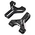 Yeah Racing Aluminium Front Lower Suspension Arms 2Pcs - Black MRMX-003