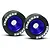 Traxxas Blue Aluminium Wheelie Bar Wheel Set 5186A