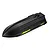 A black UDI RC boat bottom hull spare part with yellow accent graphics and UDIRC branding on a white background.