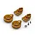 HPI Aluminium Portal Rear Hub Set 2Pcs - Orange 161161