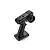 A black UDI RC pistol-grip transmitter for RC boats, featuring a steering wheel, throttle trigger, and various adjustment switches.