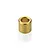 A single small cylindrical copper or brass bushing for an RC boat, shown against a white background.