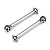 HPI 6x40mm Drive Shaft Silver 2Pcs 86199