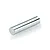 A single silver-coloured cylindrical metal counterweight pin for an RC boat on a white background.