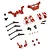 Yeah Racing Aluminium Essential Conversion Kit - Red KYMB-S01RD