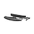 Rovan front bumper set for RC cars, including a large plastic bumper, foam impact strip, mounting bracket, and hardware on a white background.