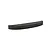 A black curved foam bumper for an RC car, isolated against a white background.