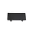 A rectangular black plastic Rovan battery box cover with two mounting tabs on one side, shown against a plain white background.