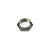 A single gunmetal-coloured aluminium steering post nut for RC vehicles, shown from an angled top-down perspective.