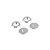 Rovan Aluminium 6x15x3mm Countersunk Engine Washers 4Pcs - Silver 121051