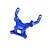 GPM Aluminium Front Bulkhead - Blue LMB012FA-B