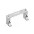 A silver GPM Racing aluminium servo mount for RC vehicles, featuring a bridge-like design with mounting holes and the GPM Racing logo engraved on top.