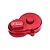 A red anodized aluminium main gear cover for RC cars by GPM Racing, featuring the GPM Racing logo engraved on the surface.
