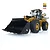 Kabolite K966 RC Front Loader Electric 4WD 1/16 Scale RTR with LED Lights and Sound Board - Yellow K966-100