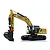 Kabolite K961 100S RC Excavator Electric Tracked 1/18 Scale RTR - Yellow K961-100S-Y