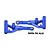 GPM Aluminium Front Lower Suspension Arms 2Pcs - Blue TFM055-B