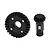 GPM Carbon Steel Rear 30T Diff Gear and 12T Input Gear Set MGG1230R-BK