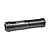 A black hardened steel GPM Racing thickened centre front driveshaft for RC cars, shown against a white background.