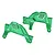 GPM Aluminium Front Shock Towers 2Pcs - Green SCX6028-G