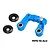 GPM Aluminium Steering Bellcrank/Drag Link Assembly w/ Bearings - Sky Blue BBX048-SB