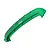 A green anodized aluminium front bumper mount for an RC car, featuring the GPM Racing logo, shown against a white background.