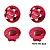 GPM Aluminium 17mm Wheel Lock Nuts 4Pcs - Red MAK010A-R