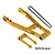 GPM Aluminium +30mm Swing Arm with Pull Rod & Chain - Gold MX3057-GD