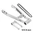 GPM Aluminium +30mm Swing Arm with Pull Rod & Chain - Silver MX3057-S