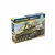 Italeri 1/35 scale M24 Chaffee tank plastic model kit box, featuring artwork of the tank in a war-torn city setting.