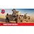 Box art for the Airfix 1/35 scale Ferret Scout Car Mk.1 model kit, showing two tan armoured vehicles in a desert landscape.