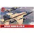 Box art for Airfix 1/48 scale SEPECAT Jaguar GR.1/GR.1A model kit showing two desert-camo fighter jets flying over a landscape.
