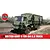 Airfix 1/76 scale British Army 4-ton 4x4 G.S. Truck plastic model kit box art showing a camouflaged military truck on a dirt road.