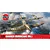 Airfix 1/72 scale Hawker Hurricane Mk.I plastic model kit box art showing three fighter planes flying over clouds.
