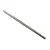 A single, straight, silver-coloured metal driveshaft rod for an RC vehicle, shown against a plain white background.