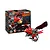 Revell CyberBeasts SkyBlade model kit box and assembled red and grey mechanical dragon figure on a white background.