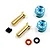Yeah Racing Aluminium 5mm Bullet Plug Set with Grips - Blue WPT-0160BU