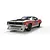 Scalextric 1/32 2023 Plymouth Barracuda Spa Summer Classic Slot Car C4525
