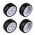 Team Associated 1/10 Hoonicorn Drift Tyres on White Rims - Glued Wheels 4Pcs 31900