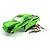 BlackZon 1/16 Slyder MT Turbo Painted Body Shell - Green/Black 540204