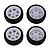 Team Associated 1.9" Hoonitruck Tyres on White Rims - Glued Wheels 4Pcs 31893