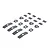 A set of various grey adhesive foam pads for ARRMA RC vehicles, arranged on a white background.